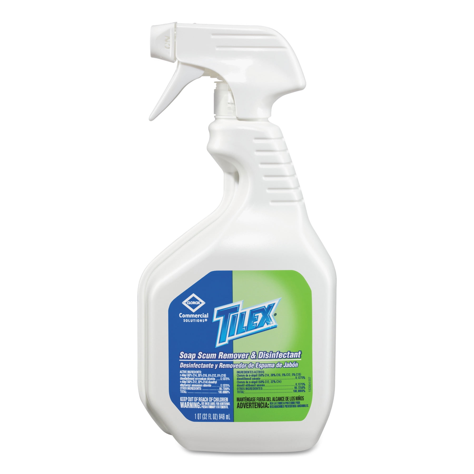 Tilex Soap Scum Remover and Disinfectant, 32oz Smart Tube Spray