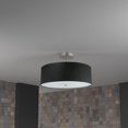thumbnail image 3 of Dainolite 571-143SF-SC-BK Black Semi-Flush Mount, 3 of 3