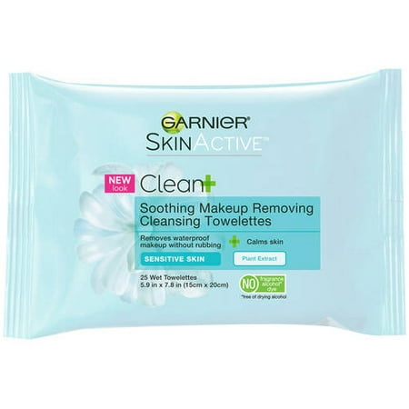 Garnier SkinActive Clean+ Soothing Makeup Remover (Best Makeup Remover Towelettes For Sensitive Skin)