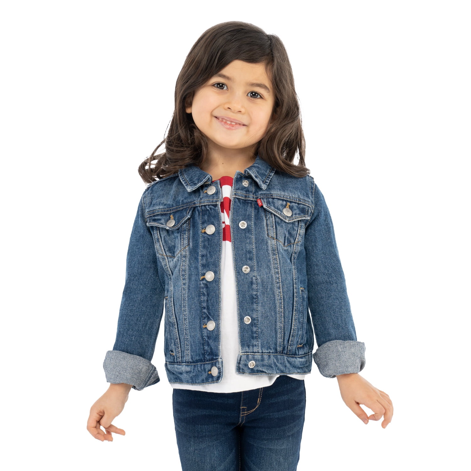Levi's Toddler Girls' Denim Trucker Jacket, Sizes 2T-4T