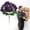 Dark Purple, variant on Artificial Bouquet 1 Stem Fake Flower for Wedding Home Hotel Decoration, Centerpiece Photography Prop Vase Filler Greenery