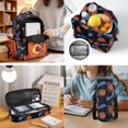 thumbnail image 5 of Pzuqiu Fire Basketball Kids Backpack for School Boys 8-12 School Backpacks Sets with Lunch Bag Pencil Case Water Bottle Holder 4 pcs Travel Bookpack with Shoulder Strap for Kids 8-12, 5 of 7
