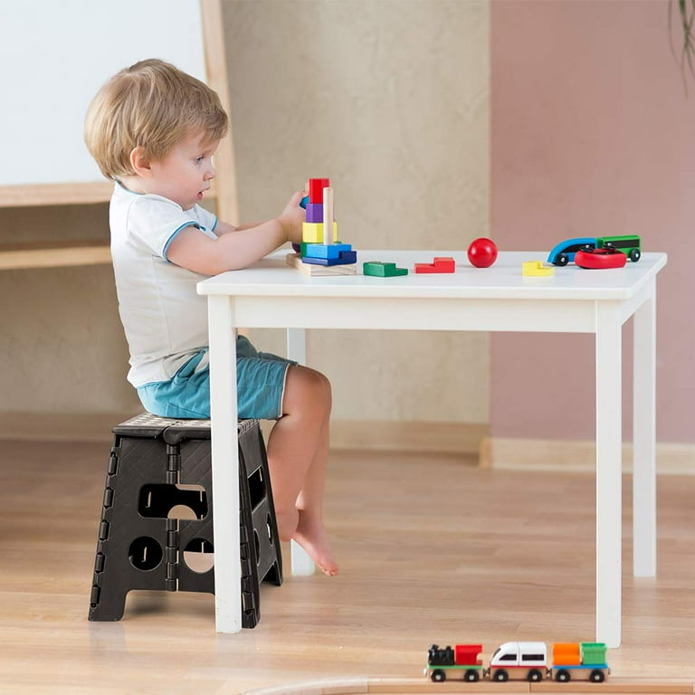 ACSTEP Folding Step Stool 13 Tall Kids Step Stool Plastic Step
