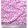 thumbnail image 3 of Soimoi Poly Georgette Fabric Flower Watercolor Decor Fabric Printed Yard 42 Inch Wide, 3 of 3
