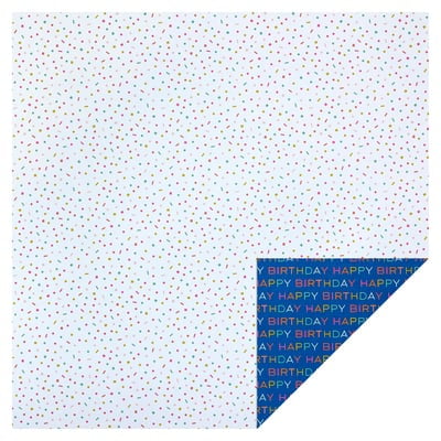 Recollections Birthday Double-Sided Cardstock Paper, 12" x 12", 48 Pack