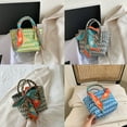thumbnail image 5 of SPRING PARK Women Rattan Scarves Rattan Handbags Straw Bags Wicker Woven Large Tote Bucket Bag, 5 of 7