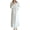 White, variant on Women's Soft Thin Victorian Vintage Nightgown Old Fashioned See Through Sleep Shirt Comfy Bow Oversized Loose Cut Out White Large