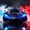 Blue Red, variant on Castle Fairy Neon Sports Car Twin Sheet Sets 3pcs for Teens, Dark Studio View Bedding for Bedroom, Purple Blue