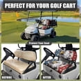 thumbnail image 5 of Yuyamidu 2 PCS Golf Cart Seat Covers Eagle Back Rest Seat Cushion Star Red Blue Stripes Golf Cart Backrest Bottom Seat Cover for Club Car and More 2 Person Seat, 5 of 8
