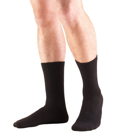 Truform TruSoft Unisex Diabetic Socks - Seamless Classic Crew Socks -