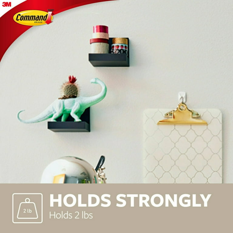 How To Hang Floating Shelves With Command Strips Decorative