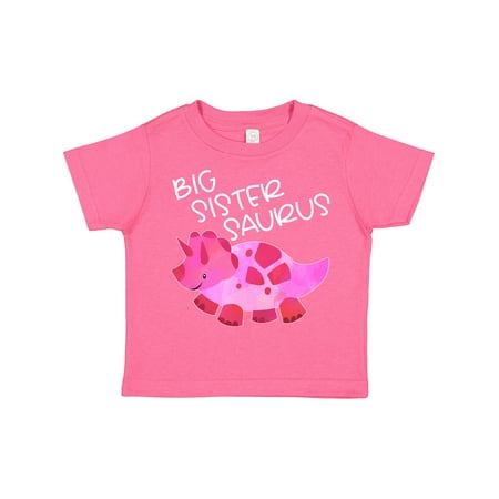 

Inktastic Big Sister Saurus Gift Toddler Toddler Girl T-Shirt