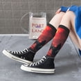 thumbnail image 4 of Salouo Lone Rider Under Red Sky Print Women's Men's Ankle Socks 1-pack Casual Athletic Socks for Unisex Adult Moisture-Wicking Socks for Daily Wear/Running/Sport, 4 of 8