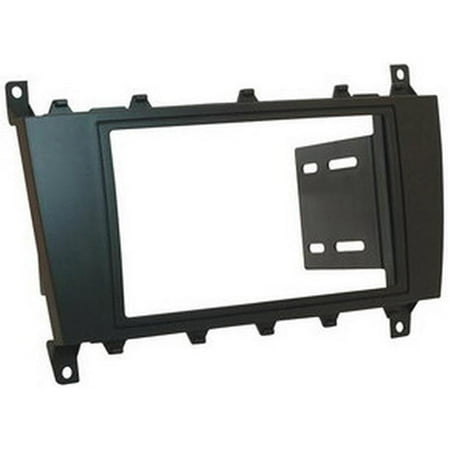 C-class Dash - SCOSCHE MZ2347B - 2004-up Mercedes Benz C-class, CLK, SLK Double DIN Mounting Dash Kit for Car Radio / Stereo Installation