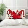 thumbnail image 5 of Valentine’s Day Pillow Covers 18x18 Inch Set of 2 Gnomes Throw Pillow Covers Red Love Heart Holiday Valentine''s Day Decoration Pillows Indoor Outdoor Living Room Bed Sofa Home Decor, 5 of 6