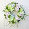 thumbnail image 1 of Corona Navidea Autntica, Corona De Flores Bordadas, Diseo De Flores Artificiales, Para La Entrada Del Hogar, Adorno De Temporada Festiva, Material Sinttico, Decoracin Elegante, Ukhbmc, 1 of 9