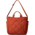 thumbnail image 1 of LHSHID Puffer Tote Bag Women Quilted Crossbody Handbag Lattice Padded Hobo Puffy Purse Casual Satchel Bag, 1 of 5