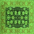 thumbnail image 1 of Ahgly Company Indoor Square Oriental Green Industrial Area Rugs, 8' Square, 1 of 4