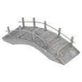 thumbnail image 1 of Miniature wooden arch bridge 1:12 Dollhouse Arch bridge Miniature landscape Ornaments with railings, 1 of 5