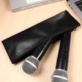 thumbnail image 2 of MasteelfCA 4pcs Leather Mic Carrying Bag Portable Protective Microphone Case with Zipper, 2 of 9