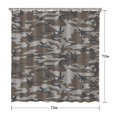 thumbnail image 5 of Military Camo Shower Curtain 72x72 Inch - Tactical Army Woodland Camouflage Waterproof Bathroom Curtain with 12 Hooks, Fade-Resistant Polyester Quick-Dry Machine Washable for Home Hotel Outdoor, 5 of 5