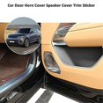thumbnail image 5 of For Sport 2023 Speaker Cover Decoration Sticker Stereo Speaker Cover Frame, Bright Silver, 5 of 5
