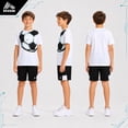 thumbnail image 2 of RBX Boys Athletic Shorts Set - 2 Piece Active Performance Graphic Tee and Mesh Gym Shorts for Boys (8-12), 2 of 7