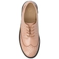thumbnail image 4 of Journee Womens Claudiya Lug Outsole Almond Toe Oxford, Widths Available, 4 of 9