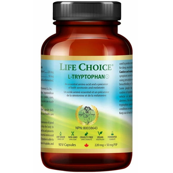 LIFE CHOICE L-Tryptophan 220+50mg B-6 (60 veg caps)