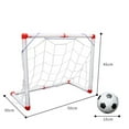 thumbnail image 2 of HEALEEP Compact Portable Soccer Goal with Ball and Air Pump Sports Set for Boys Skill Development, 2 of 8