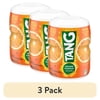 (3 pack) Tang Drink Mix, 1 Canister, for Flavorful Hydration and Shareable Refreshment, Orange, Good Source of Calcium, 100% Daily Value of Vitamin C, 20 oz