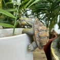 thumbnail image 6 of Turtle Garden Statue Resin Decorative Figures Outdoor Pond Balcony Flower Pot Hanger Animal Sculpture Patio Yard Ornament Desktop, 6 of 9