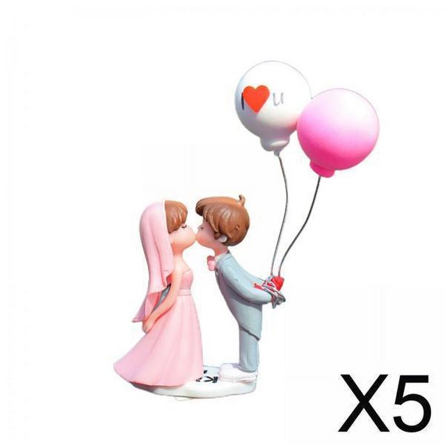 figura de pareja,Figuras de acción de parejas de dibujos animados lindas,Adorno de globo para decoración de coche para niñas,regalos,Figura de pareja de accesorios para el tablero de