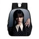 thumbnail image 1 of Wednesday Backpack For Kids,Preschool Kindergarten Bookbag Cute Lightweight Kids Backpack For Boys Girls Elementary Kindergarten Preschool School Bag, 1 of 4