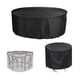 thumbnail image 4 of Cubierta redonda a prueba de polvo e impermeable para muebles, cubierta protectora para muebles de mesa de jardín al aire libre, 4 of 5