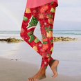 thumbnail image 5 of Mingw Funny Santa Print Leggings for Women Casual Skinny Comfortable Slim Fit Leggings ,Green,S, 5 of 6