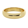 thumbnail image 3 of 5 mm 14K Gold Wedding Band Plain Low Dome Style Ring, 3 of 3