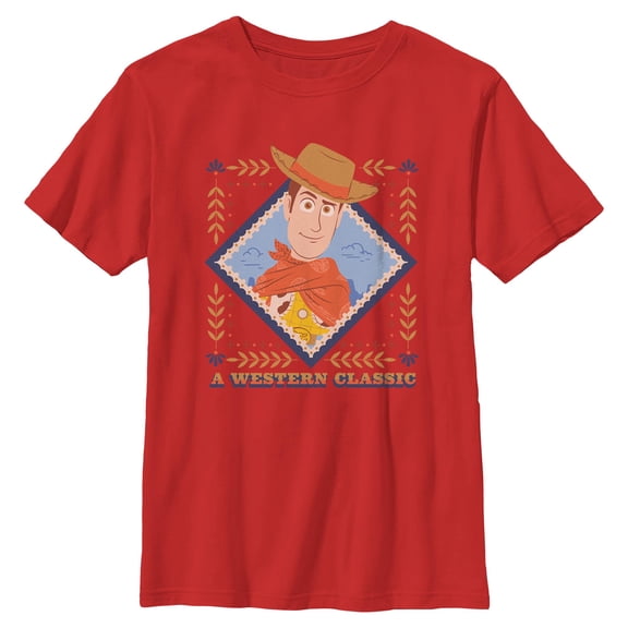 Boys Toy Story 5 Woody Western Classic T Shirt