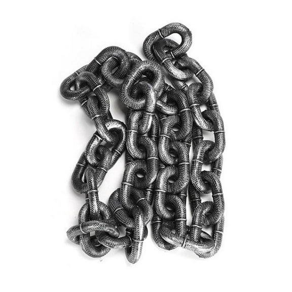 Blarkrus 100cm Plastic Chain Props Toy Halloweens Decorative Chai✨ Black Chain