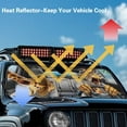 thumbnail image 4 of Uorisanigo Windshield Sun Shade, Funny Giraffe Animal Print Car Sunshade for 2018-2024 2025 Jeep Wrangler JL / 2020-2024 Jeep Gladiator JT, UV Rays Blocker Sun Visor Shade Keep Vehicle Cool, 4 of 7