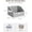 Gray, variant on Closet Storage Bins, Trapezoid Organizer Box for Shelves, Fabric Clothes Bin, Foldable Organizing Baskets with Handles, Small, 3-Pack, Mixing of Beige, White & Ivory