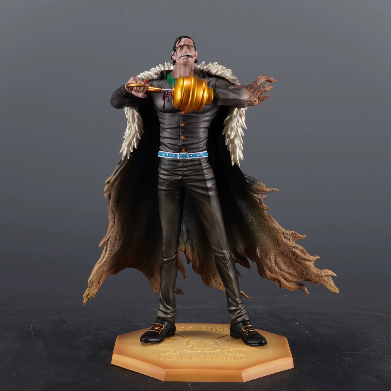 New Seven Warlords of The Sea Sir Crocodile (Black Ver) Character Anime Model Statue Action Figures Desktop Ornament Popular Decorations Fan Souvenirs Creative Gift Collectable