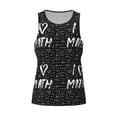 thumbnail image 4 of Haiem I love Math Men Workout Tank Top Gym Bodybuilding Sleeveless Muscle T Shirts Athletic Tank Breathable Workout Shirt-X-Large, 4 of 9