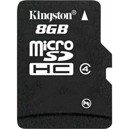 Kingston 8GB microSDHC Flash Memory Card (Best Sd Card For Professional Photography)