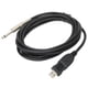 thumbnail image 4 of Cable de guitarra USB, interfaz USB macho a mono macho de 6,35 mm, cable de guitarra eléctrica para grabación de instrumentos y canto, 3 m/9,8 pies, 4 of 12