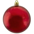 thumbnail image 2 of Northlight Shatterproof Shiny Christmas Ball Ornaments - Hot Red - 3.25" (80mm) - 32ct, 2 of 3