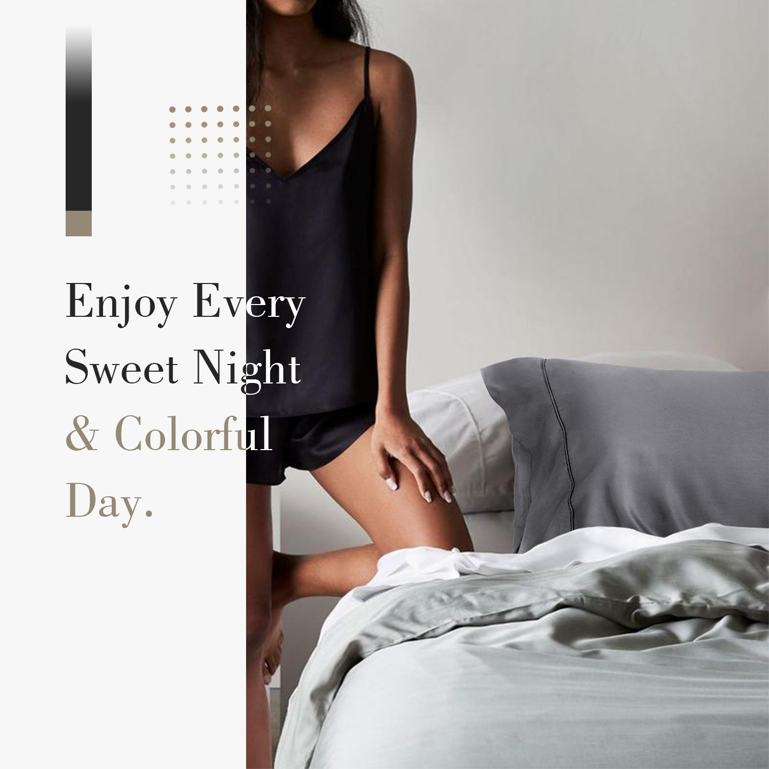 SORMAG Bamboo Cooling Pillowcases, Queen, Set of 2, Dark Gray photo 7