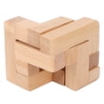 thumbnail image 3 of Brain Puzzle Teaser, Lightweight Puzzle Lock Toy Improve Thinking Way Composite Wood Educational  For Office, 3 of 8