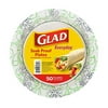 Glad Everyday 8.5 In. Whimsical Floral Round Paper Plates (50-Count) BBP15070
