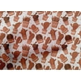 thumbnail image 5 of oneOone Cotton Poplin Rust Brown Fabric Cactus Fabric For Sewing Printed Craft Fabric By The Yard 42 Inch Wide, 5 of 5